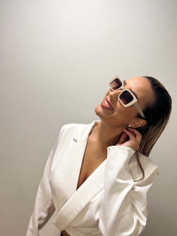 UV-Schutzbrillen | Beige Sonnenbrille | GLORIER