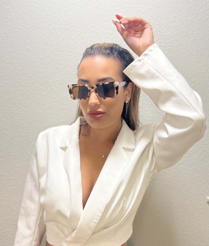 Sonnenbrille im Leoparden-Design | GLORIER